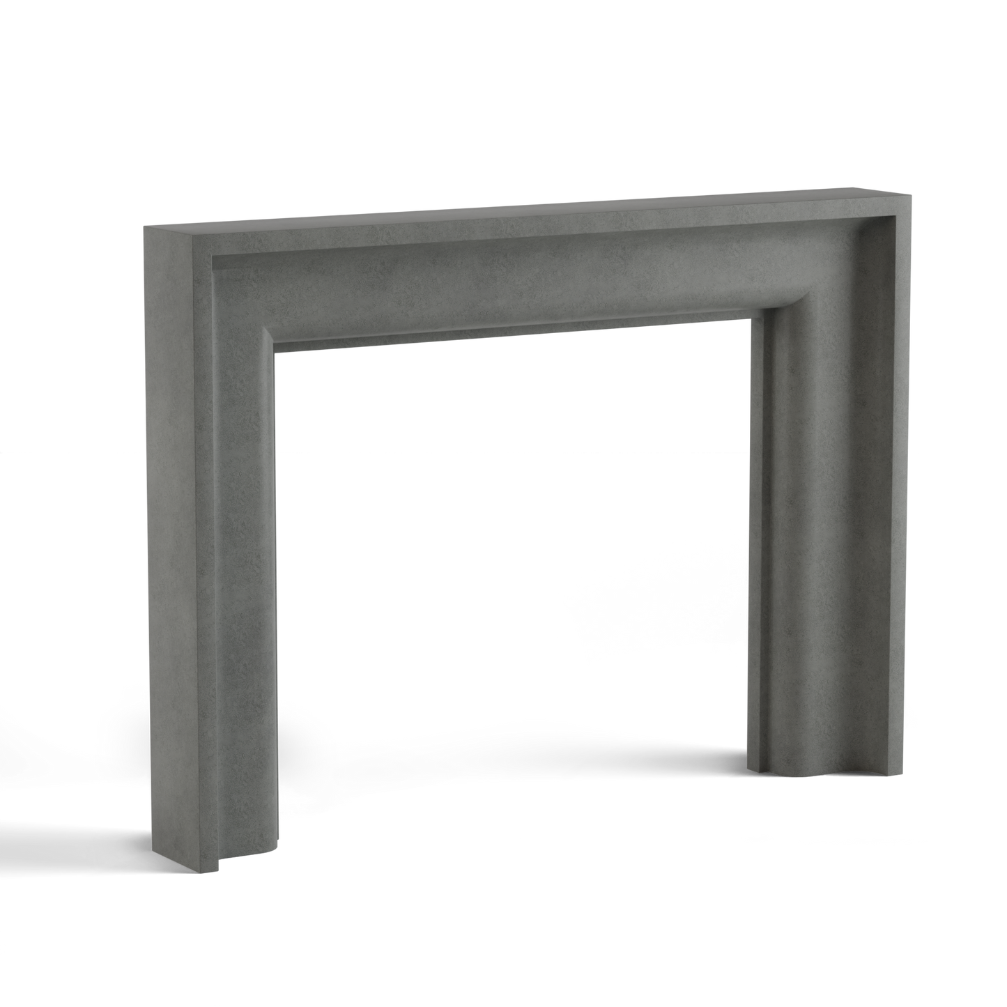 monolyth craft and design cast stone fireplace mantel geosimplicitystyle and charcoal haze mid tone gray color standard size 