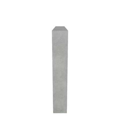 LINEAR ECHO: Charcoal Haze Fireplace Suite (Standard Size | GFRC Stone)