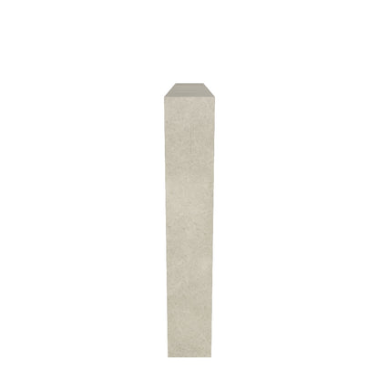 LINEAR ECHO: Granular Veil Fireplace Suite (Standard Size | GFRC Stone)