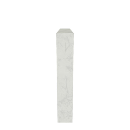 LINEAR ECHO: Marbled Mist Fireplace Suite (Standard Size | GFRC Stone)