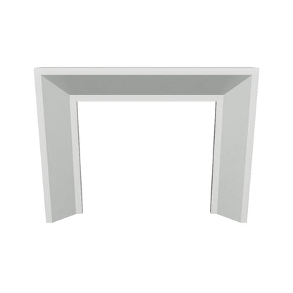 SLEEK HORIZON: Alabaster Mist Fireplace Suite (Standard Size | GFRC Stone)