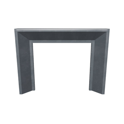 SLEEK HORIZON: Galactic Void Fireplace Suite (Standard Size | GFRC Stone)