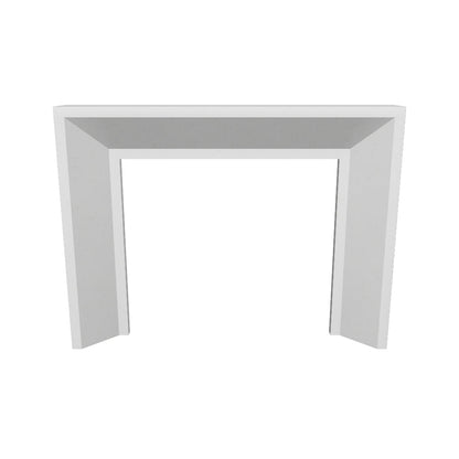 SLEEK HORIZON: Moonlit Silk Fireplace Suite (Standard Size | GFRC Stone)